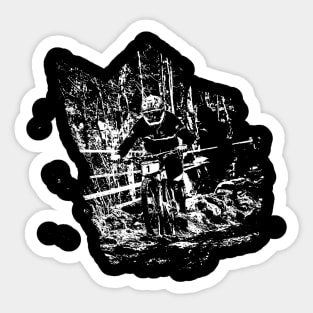 mtb downhill Sticker